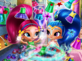 Mäng Shimmer ja Shine Garderoobi Puhastamine Internetis