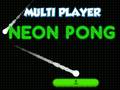 Mäng Neon Pong Mitme mängijaga Internetis