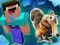 Mäng Noob Parkour: Lumepõlv Internetis