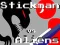 Mäng Stickman vs tulnukid Internetis