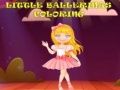 Mäng Väikesed Ballerinad Värvimine Internetis