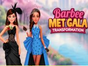 Mäng Barbee Met Gala ümberkujundamine Internetis