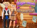 Mäng Külmunud Paar Cowboy Stiilis Internetis
