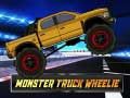 Mäng Monster Truck Wheelie Internetis