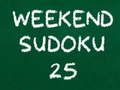 Mäng Nädala Lõpu Sudoku 25 Internetis