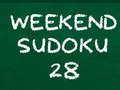 Mäng Nädala Lõpu Sudoku 28 Internetis
