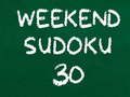 Mäng Nädala Lõpu Sudoku 30 Internetis