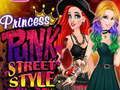 Mäng Prinsessi Punk Tänavastiili Võistlus Internetis