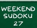Mäng Nädala Lõpu Sudoku 27 Internetis