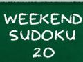 Mäng Nädala Sudoku 20 Internetis