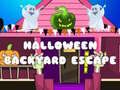 Mäng Halloweeni Tagahoov Escape Internetis