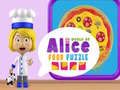 Mäng Alice'i Maailm: Toidu Puslet Internetis