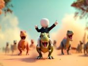 Mäng Stickman: Dinosaurus Areen Internetis