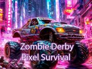 Mäng Zombie derby piksli ellujäämine Internetis
