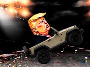 Mäng Trump Wheelie väljakutse Internetis