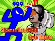 Mäng Stickmani kangelane Skibidi torni kaitse Internetis