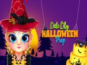 Mäng Väike Lily Halloweeni ettevalmistus Internetis