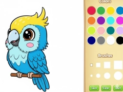 Mäng Kawaii loomade värvimisraamat Internetis