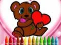 Mäng Loomade Värvimine Valentini Päevaks Internetis