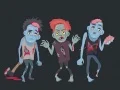 Mäng Zombide ja Skeletide Värvimine Internetis