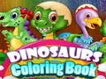 Mäng Dinosauruste värviraamatud Internetis