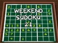 Mäng Nädalavahetuse Sudoku 21 Internetis