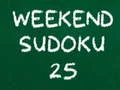 Mäng Nädala Lõpu Sudoku 25 Internetis