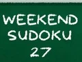 Mäng Nädala Lõpu Sudoku 27 Internetis