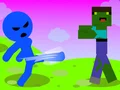 Mäng Stickman: Zombi Põgenemine Internetis