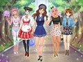 Mäng Anime Riietus Koolis Internetis
