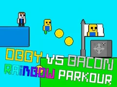 Mäng Obby vs Bacon Vikerkaare Parkour Internetis