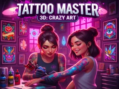 Mäng Tattoo Master 3D: hull kunst Internetis