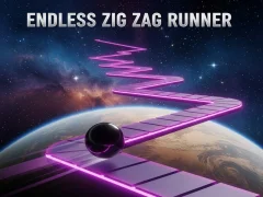 Mäng Endless Zig Zag Runner Internetis