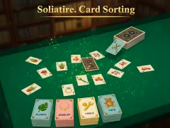Mäng Solitaire sorteerimine Internetis