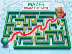 Mäng Mazes Draw The Path Internetis