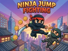 Mäng Ninja Jump fighting Internetis