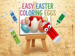 Mäng Easy Easter Coloring Eggs Internetis