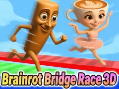 Mäng Brainrot Bridge Race 3D Internetis