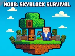 Mäng Noob: Skyblock Survival Internetis