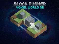 Mäng Blokeeri Pusher Voxel World 3D Internetis