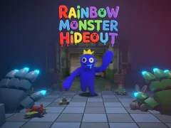 Mäng Rainbow Monster Hideout 3D Internetis