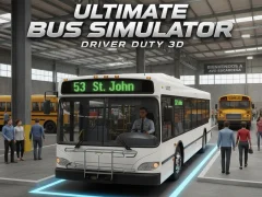 Mäng Ultimate Bussimulaatori juhi kohustus 3D Internetis