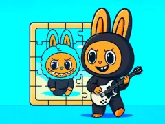 Mäng Labubu puzzle väljakutse Internetis