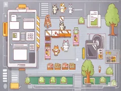 Mäng Cat Mini restoran Internetis