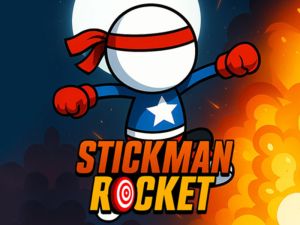 Mäng Stickmani rakett Internetis