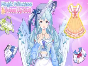 Mäng Magic Princess kleit üles nukk Internetis