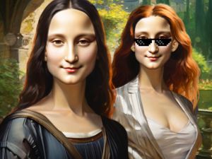 Mäng Mona Lisa moekatsed Internetis