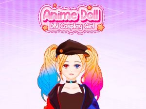 Mäng Anime-nukk diy cosplay tüdruk Internetis