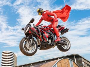 Mäng Päris mootorratta superkangelase stunt 3d Internetis