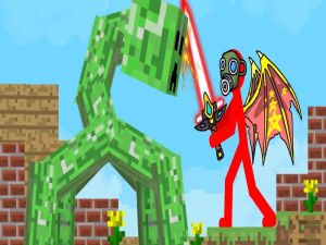 Mäng Stickman Mega Boss lahingud! Internetis